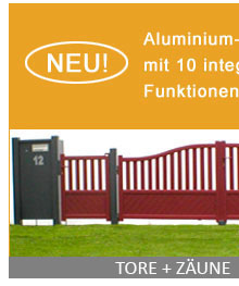 Hier finden Sie Informationen zu Toren und Z&auml;unen